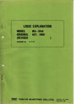 MA-1040-200 schematic and logic